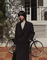 [ウール50%][PREMIUM/MADE] ブレスウールマキシコート