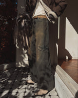 スラッシャーワイドカーゴカーブデニム (2 color)