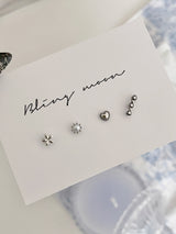 ミニハートボールピアスセット / [4 set] mini heart ball piercing set
