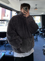 overfit wellon kara mink loosefit jumper