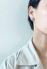 ラウンド ジップ ピアス / ROUND ZIR EARRINGS