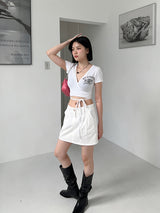 カートミニスカート/Cart Mini Skirt (3color)