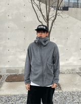 バラクラバフリースジップアップ