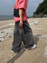 snow wide denim PT -2C