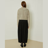 アズールショートカーディガン / Azure short cardigan (brown)