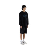 メタルロゴスリーブ / METAL LOGO SLEEVE MSHLS003-BK