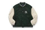 エッセンシャルロゴバーシティジャケット / ESSENTIAL LOGO VARSITY JACKET_GREEN