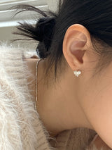 [92.5silver] クランプハートピアス