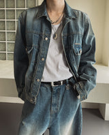 【PREMIUM/MADE】シグネチャーモールドクロップデニムジャケット