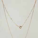 ドロップパール 14K ゴルドフィルネックレス / DROP PEARL 14K GOLDFILLED NECKLACE (S size / M size)