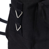 [After Pray Edition] 2-Pocket Cotton Cargo Rucksack (Black&Nickel)