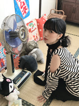 ショルダースリットルーズストリングロングスリーブ
