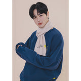 HOLYNUMBER7 X CHOI BYUNGCHAN BUCKET LIST GRAPHICS SWEAT SHIRT_NAVY