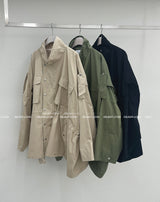 [UNISEX] オーバーフィットストリングボンバージャケット