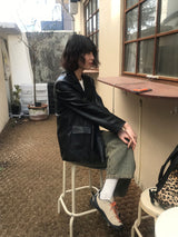 Noir leather jacket