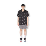 ペイズリーハーフシャツ/PAISLEY HALF SHIRTS black