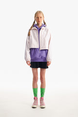 ドゥードゥルチェリークロップウィンドブレーカー／DOODLE CHERRY CROP WINDBREAKER [LIGHT BEIGE]