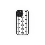 (epoxy) [Phone Case] ​​Ribbon Lace Ballet Core White