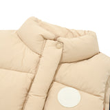 ドゥードゥルチェリーサークルロゴダウンベスト／DOODLE CHERRY CIRCLE LOGO PADDING VEST [BEIGE]