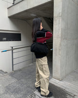(Unisex) String cargo pants