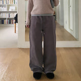 [MADE] Pron Pitch Napping Cotton Banding Long Wide Pants