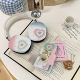 plumpily heart pastel airpods max case