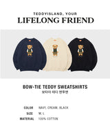 Bow-Tie Teddy Sweatshirts