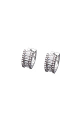 [Wearing Stray Kids] Crystal Glass Piece Mini Ring Earrings