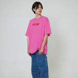 ニューウェーブ 1/2 Tシャツ / NEW WAVE 1/2 T SHIRT (PINK)