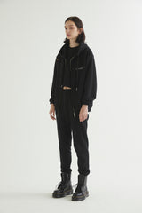 SM:]E ZIP UP HOODIE BLACK (6608594141302)
