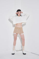 オーガニックコットンカラーニット/ORGANIC COTTN COLLAR KNIT