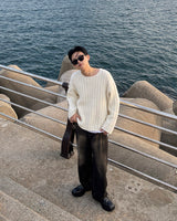 YM Raven Alpaca Wool Crop Knitwear (4 colors)