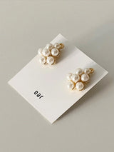 oar Vintage Grape Pearl Earrings