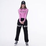 パンクガールジョガーパンツ/1 0 punk girl jogger pants - BLACK