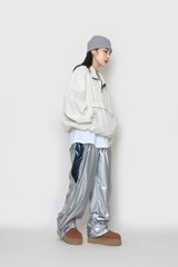 メタルサイドジッパーパンツ / metal side zipper pants