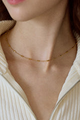 Cube Dot Necklace