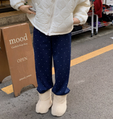 ハート起毛ジョガーパンツ（2colors）