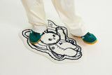 ウィティーバニーキャラクターラグマット／WITTY BUNNY CHARACTER FOOT MAT