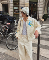 [Hand print]ローカルフラワージャケット (2 color)