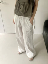 Mencia Crisp Incision Wide Two-Way Jogger Pants