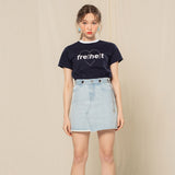 アイレットデニムスカート / EYELET DENIM SKIRT (LIGHT)