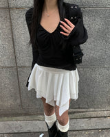 フレアカンカンスカート