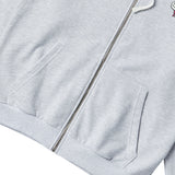 ハートプリンティングフードジップアップ/HEART PRINTING HOOD ZIP-UP-WHITE MELANGE