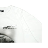 カットアウトグラフィックTシャツ / 222 Cutout graphic t-shirts - White