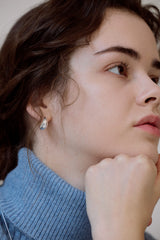 Water Drop One-touch Earrings (XL)