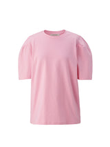 Curved short sleeve tee - Pink (6682587562102)