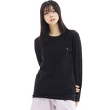 ベーシックマシュマロロングスリーブT/BASIC MARSHMALLOW LONG-SLEEVED T-BLACK