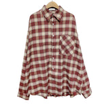 パリスカッティングオーバーチェックシャツ (3 color)