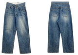 レタリングデニムトラウザーズ /  lettering denim trousers