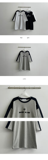 シカラップカラー半袖Tシャツ / Cica Wrap Color Short Sleeve Tee